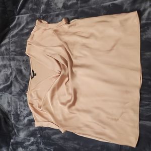 Blush silk blouse